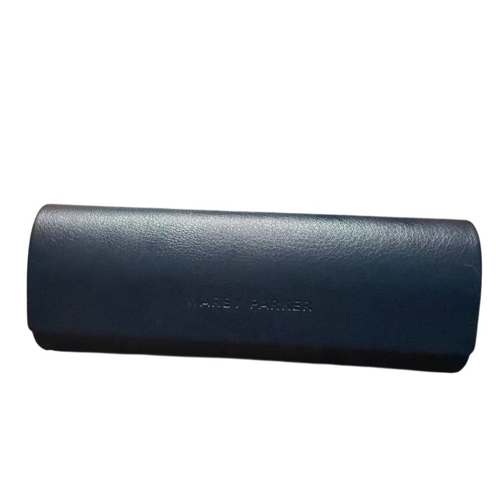 WARBY PARKER Magnetic Closure Hard Eyeglass Case Size Standard in Navy Blue